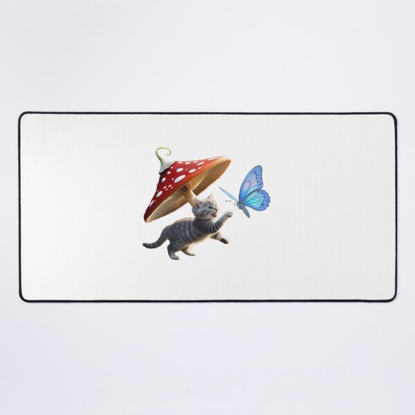 Item preview, Cute kitten with butterfly sticker. designed and sold by Vegasstickers.