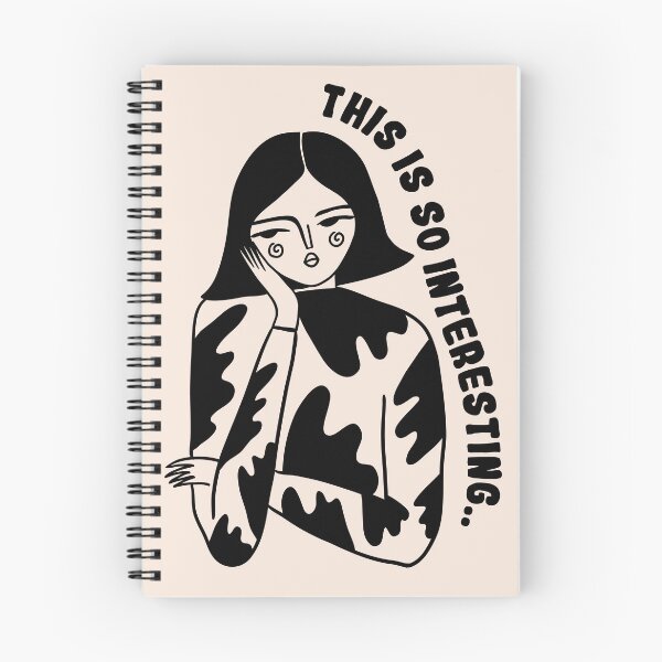 Item preview, Girl bored This is so interesting, Fun art, Sarcasm designed and sold by KristinityArt.