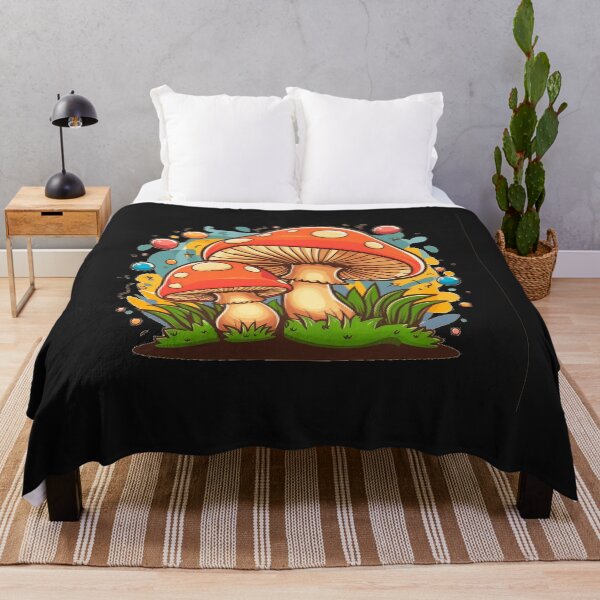 Item preview, Happy forest mushrooms designed and sold by AnimalsDH305.
