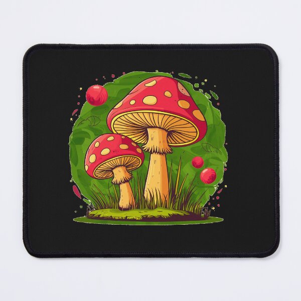 Item preview, Happy forest mushrooms designed and sold by AnimalsDH305.