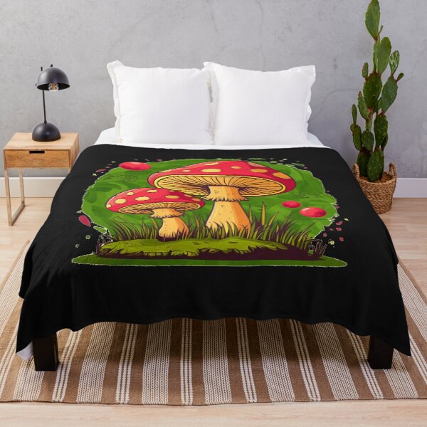 Item preview, Happy forest mushrooms designed and sold by AnimalsDH305.