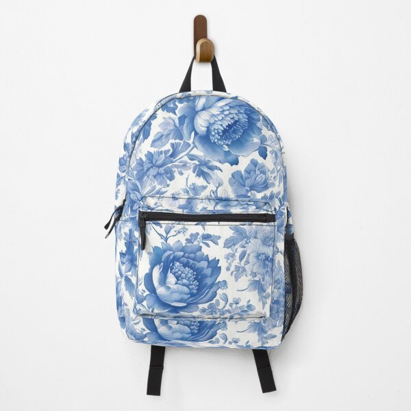 Item preview,  French Country Blue Floral Toile  designed and sold by Tamas Das.