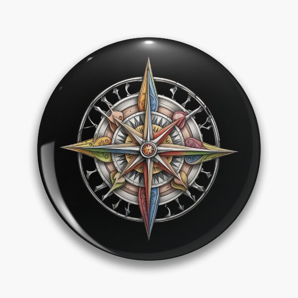 Item preview, Abstract art reminiscent of a Gothic compass rose designed and sold by Pflugart.