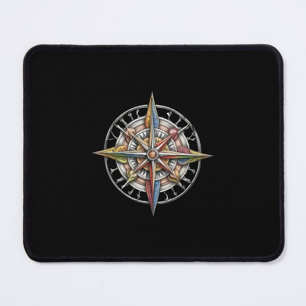 Item preview, Abstract art reminiscent of a Gothic compass rose designed and sold by Pflugart.