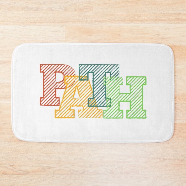 Item preview, Colorful Striped PATH Typography Design designed and sold by spywareline.