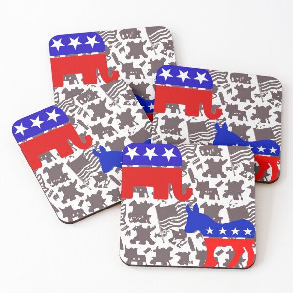 Item preview, USA election seamless pattern designed and sold by MrDRK1536.