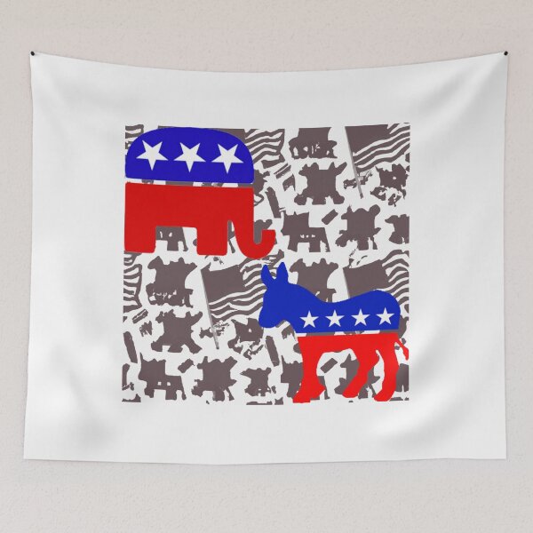 Item preview, USA election seamless pattern designed and sold by MrDRK1536.