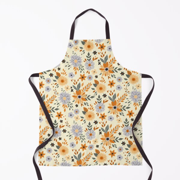 Item preview, pattern with autumn flowers designed and sold by burbura.