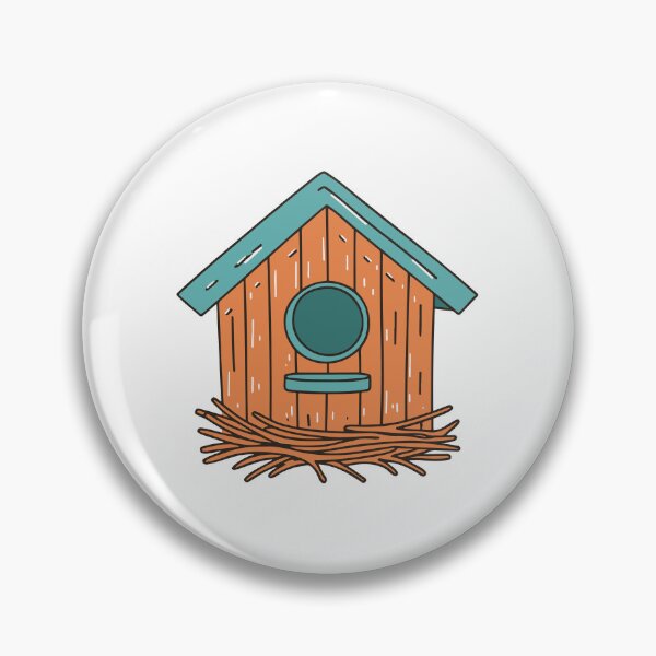 Item preview, Illustration of Robins' barn eaves nest designed and sold by rasagamastore.
