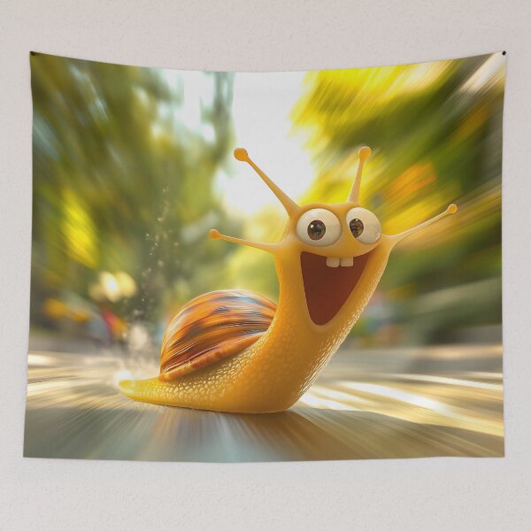 Item preview, Turbo Snail Dash designed and sold by AI-Only Creations.