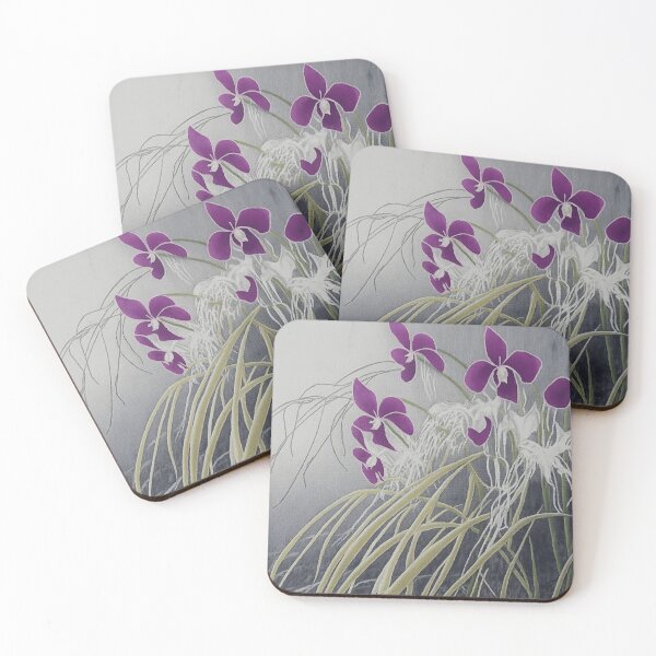 Item preview, purple orchids designed and sold by PricklyPeanut.