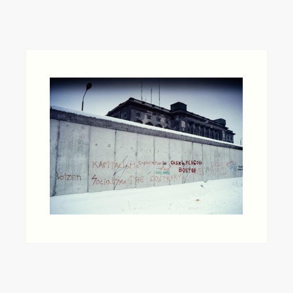 Berlin Wall 1981 Art Print