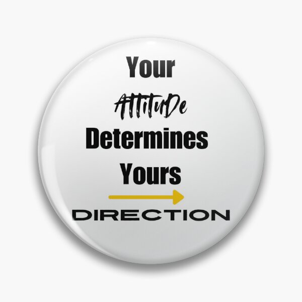 Item preview, Positive Mindset T-Shirt | Attitude Drives Direction Quote designed and sold by MindlinePrints.