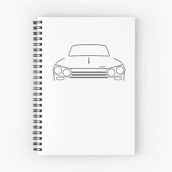 Item preview, Triumph Vitesse MkII 1960s classic car outline black designed and sold by soitwouldseem.