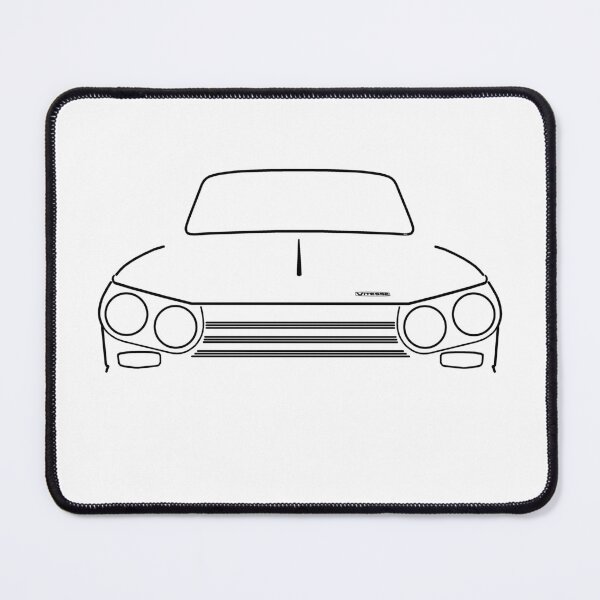 Item preview, Triumph Vitesse MkII 1960s classic car outline black designed and sold by soitwouldseem.