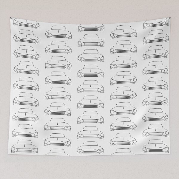Item preview, Triumph Vitesse MkII 1960s classic car outline black designed and sold by soitwouldseem.