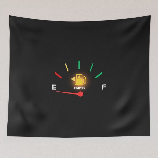 Item preview, Fuel Gauge on Empty – Minimalist Design designed and sold by spywareline.