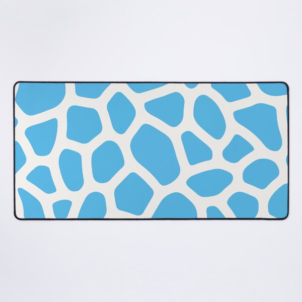 Item preview, A giraffe skin pattern design in bright blue and white. designed and sold by HEMRO.