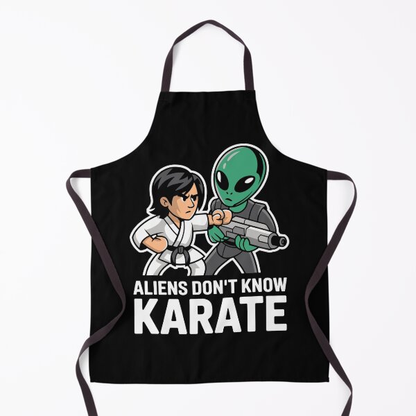 Item preview, Funny Aliens Karate Combat Gift Martial Arts Alien Invasion UFO designed and sold by w1ckerman.