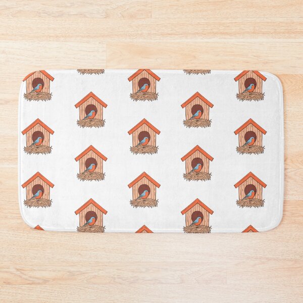 Item preview, Illustration of Robins' barn eaves nest designed and sold by rasagamastore.