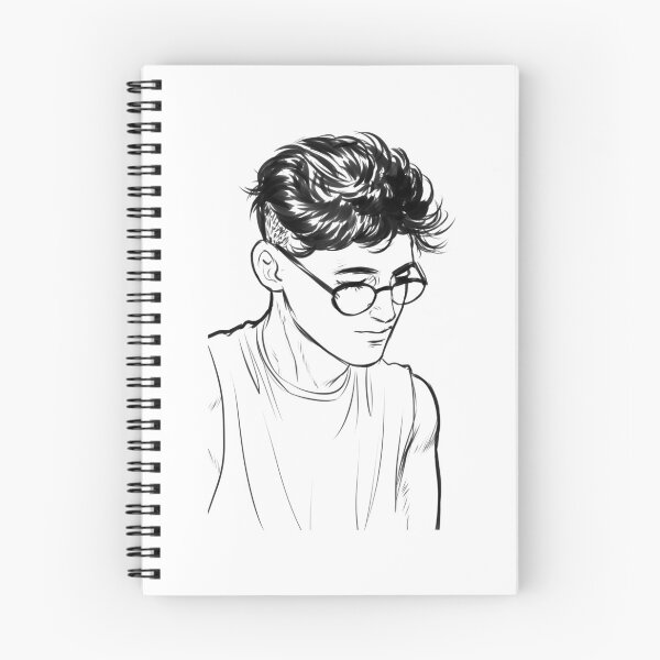 Item preview, Contemplative Portrait of a Young Man" designed and sold by DhevRange.