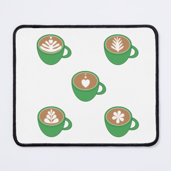 Item preview, Cute latte foam art, the green cups designed and sold by TessaPeartree.
