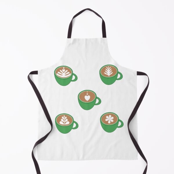 Item preview, Cute latte foam art, the green cups designed and sold by TessaPeartree.