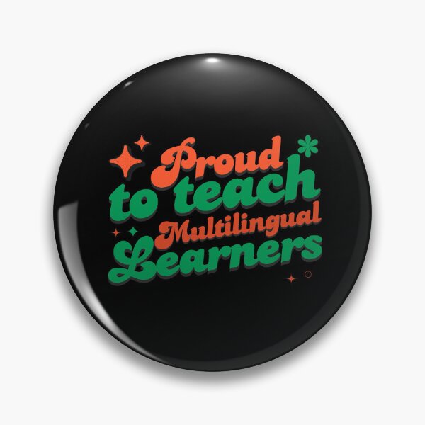 Item preview, Proud to Teach Multilingual Learners - Groovy Style designed and sold by MouDantArts.