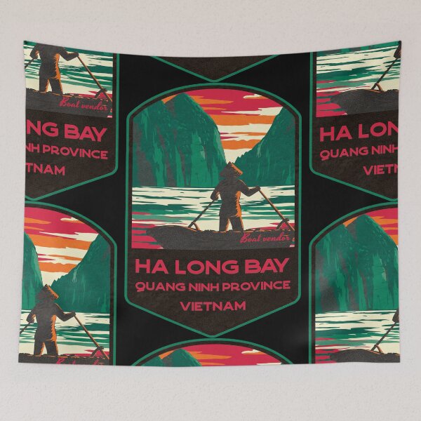 Item preview, Ha Long Bay Boat Vendor designed and sold by JordanHolmes.
