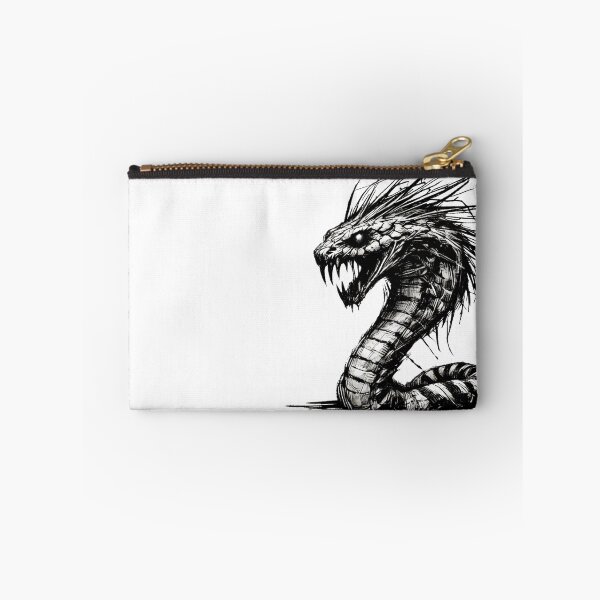 Item preview, Scruffy Monster Snake - Playful Creature designed and sold by Blink Art Studio.
