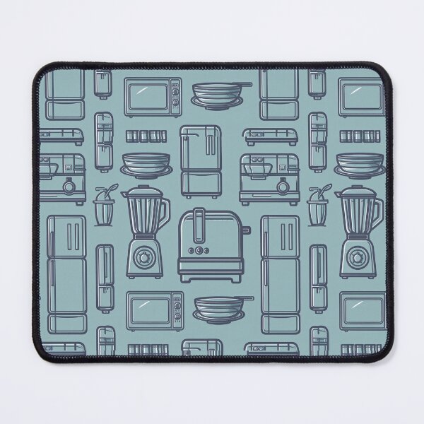 Item preview, Retro Kitchen Pattern designed and sold by Angry Swan Designs.