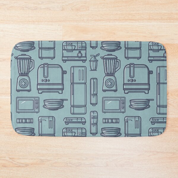 Item preview, Retro Kitchen Pattern designed and sold by Angry Swan Designs.