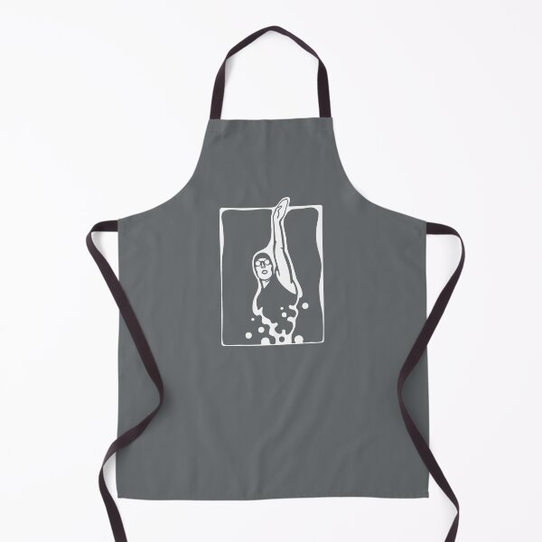 Item preview, Minimalist design for backstroke swimming pros and fans in white ink designed and sold by martodesign.