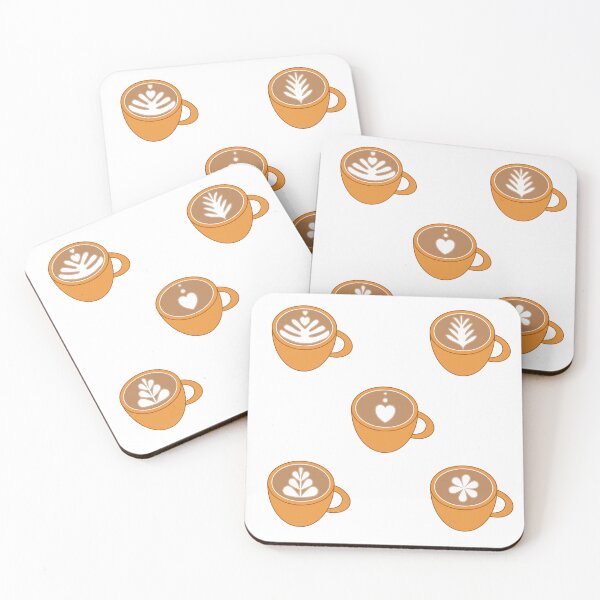 Item preview, Cute latte foam art, the orange cups designed and sold by TessaPeartree.