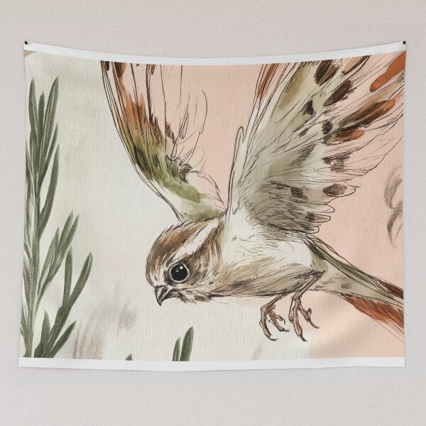 Item preview, sparrow designed and sold by PricklyPeanut.