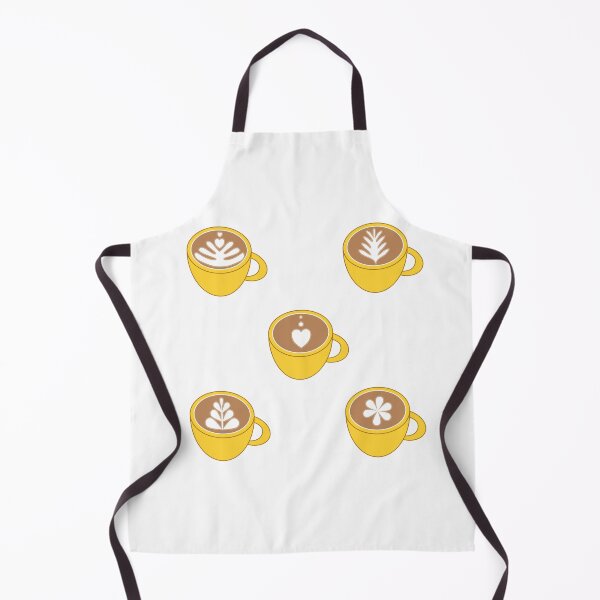 Item preview, Cute latte foam art, the yellow cups designed and sold by TessaPeartree.