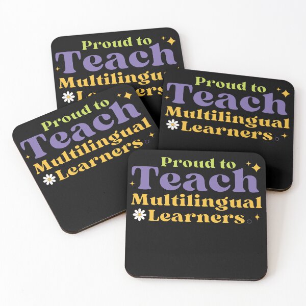 Item preview, Proud to Teach Multilingual Learners - Bilingual Educator Groovy Style designed and sold by MouDantArts.
