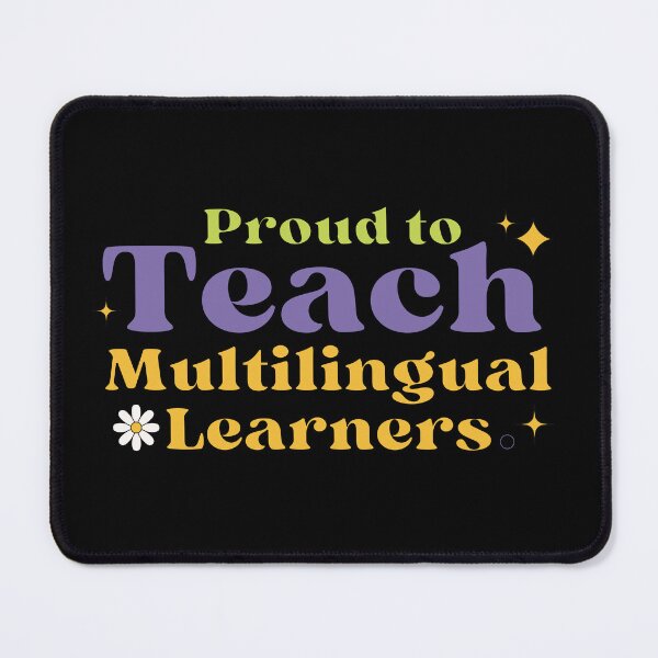 Item preview, Proud to Teach Multilingual Learners - Bilingual Educator Groovy Style designed and sold by MouDantArts.