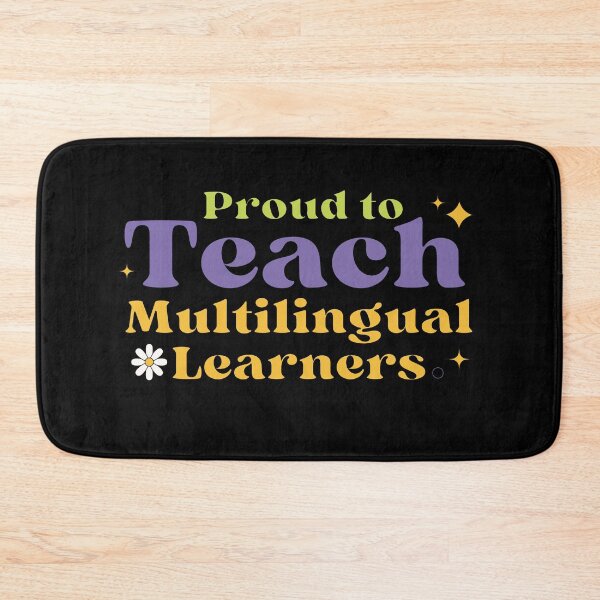 Item preview, Proud to Teach Multilingual Learners - Bilingual Educator Groovy Style designed and sold by MouDantArts.