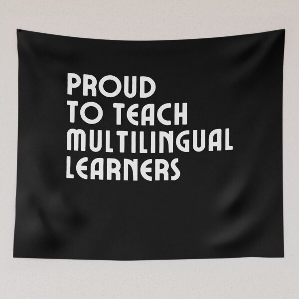 Item preview, Proud to Teach Multilingual Learners - Languages Passionate Teacher gift designed and sold by MouDantArts.