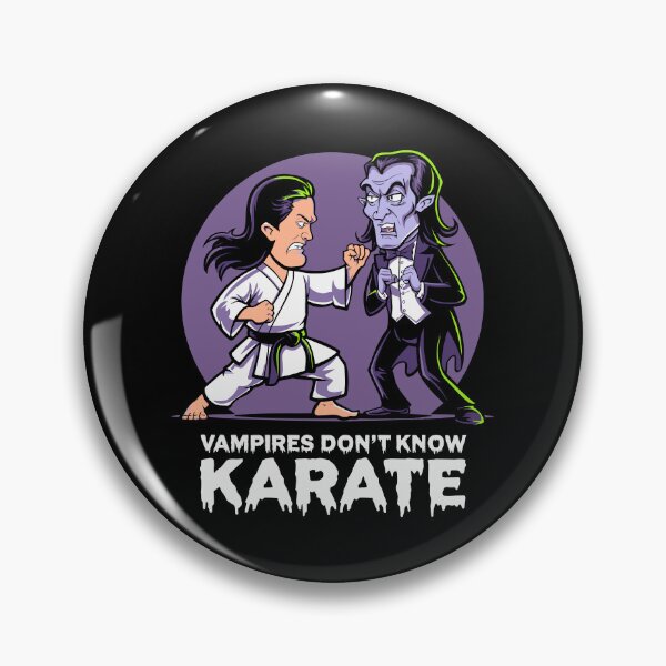 Item preview, Funny Halloween Karate Vampire Gift for Martial Arts Fans designed and sold by w1ckerman.