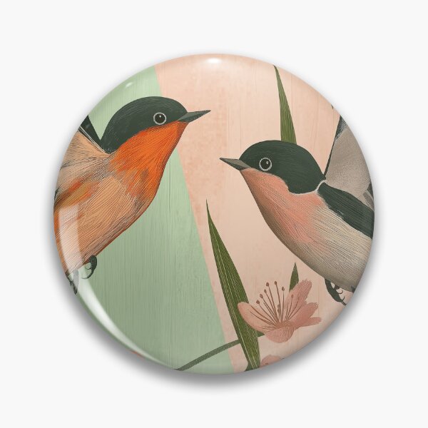 Item preview, two swallows designed and sold by PricklyPeanut.