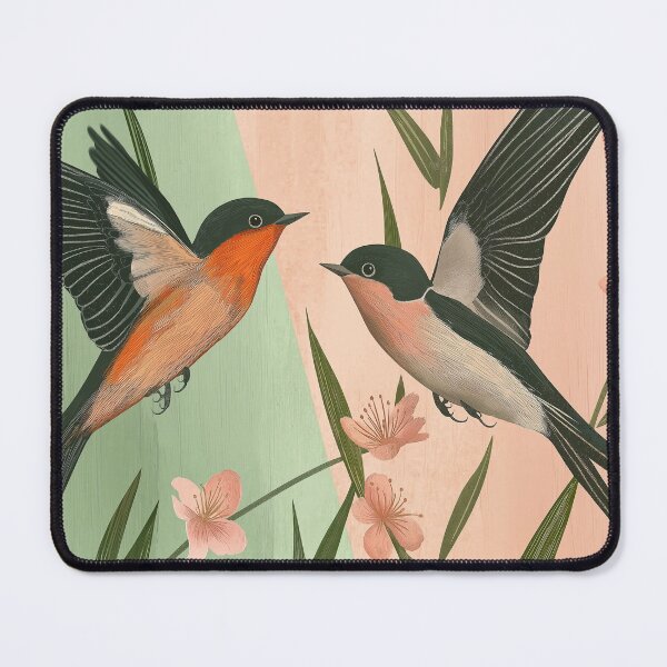 Item preview, two swallows designed and sold by PricklyPeanut.