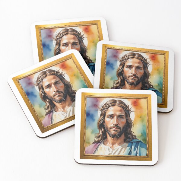 Item preview, Jesus Watercolour designed and sold by TheVitruvianCat.