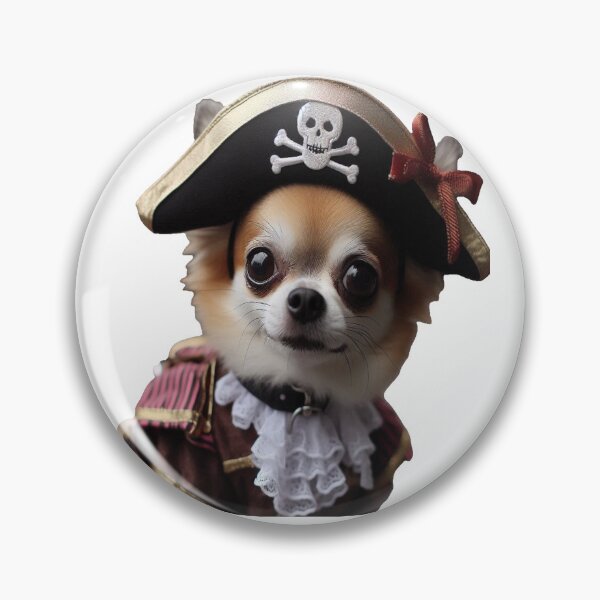 Item preview, Adorable Pirate Chihuahua – Cute Pirate Dog Design designed and sold by Bogginss.