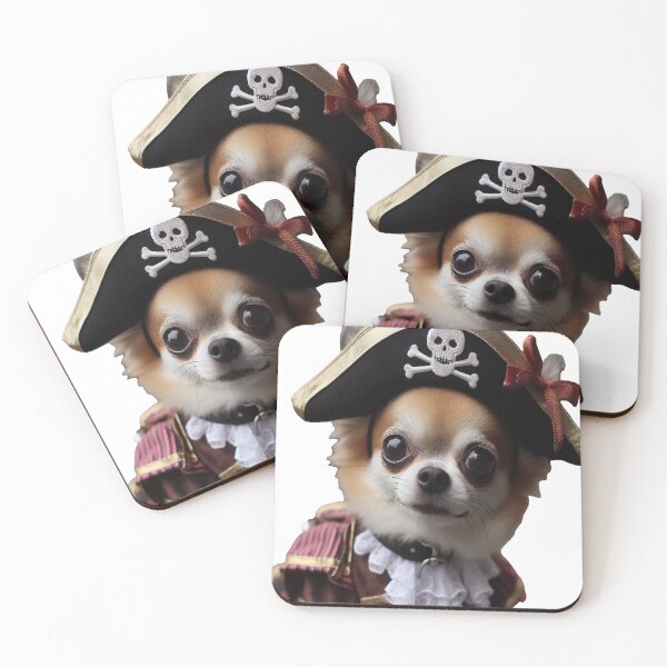 Item preview, Adorable Pirate Chihuahua – Cute Pirate Dog Design designed and sold by Bogginss.