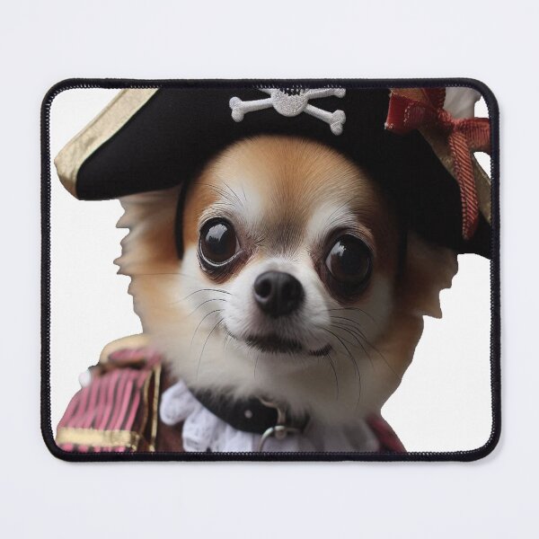 Item preview, Adorable Pirate Chihuahua – Cute Pirate Dog Design designed and sold by Bogginss.