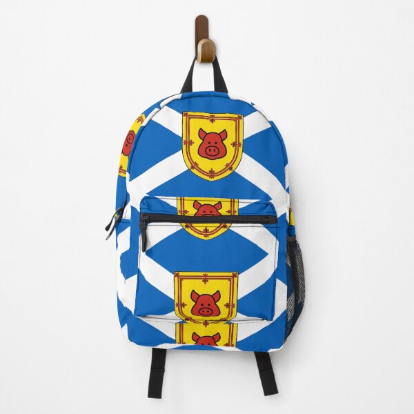 Item preview, Scottish Saltire Flag with Pig's Head Shield (bratach na h-Alba le sgiath ceann na muice) designed and sold by JonathanR1994.