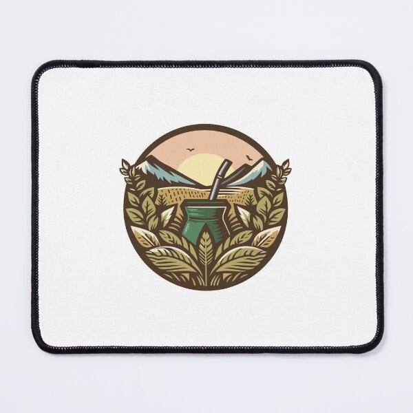 Item preview, Yerba Mate Matero in Peaceful Landscape designed and sold by Domiska.