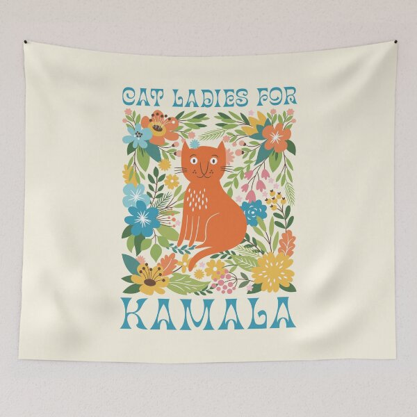 Item preview, Harris Walz 2024 - Cat Ladies For Kamala designed and sold by vestalshop.